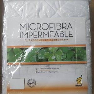 CUBRE COLCHON MICROFIBRA IMPERMEABLE 90 CM