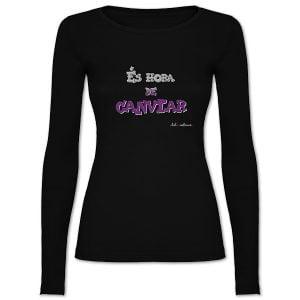 Camiseta de mànega llarga - És hora de canviar