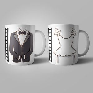 Pack 2 tasses "La xica i el xic de la pel·lícula"