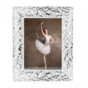 Marc de foto en fusta blanc mod. 5910