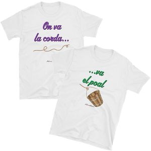 Camisetes On va la corda va el poal