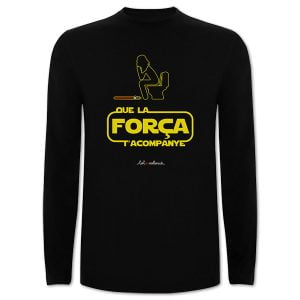Camiseta de mànega llarga Que la força t'acompanye